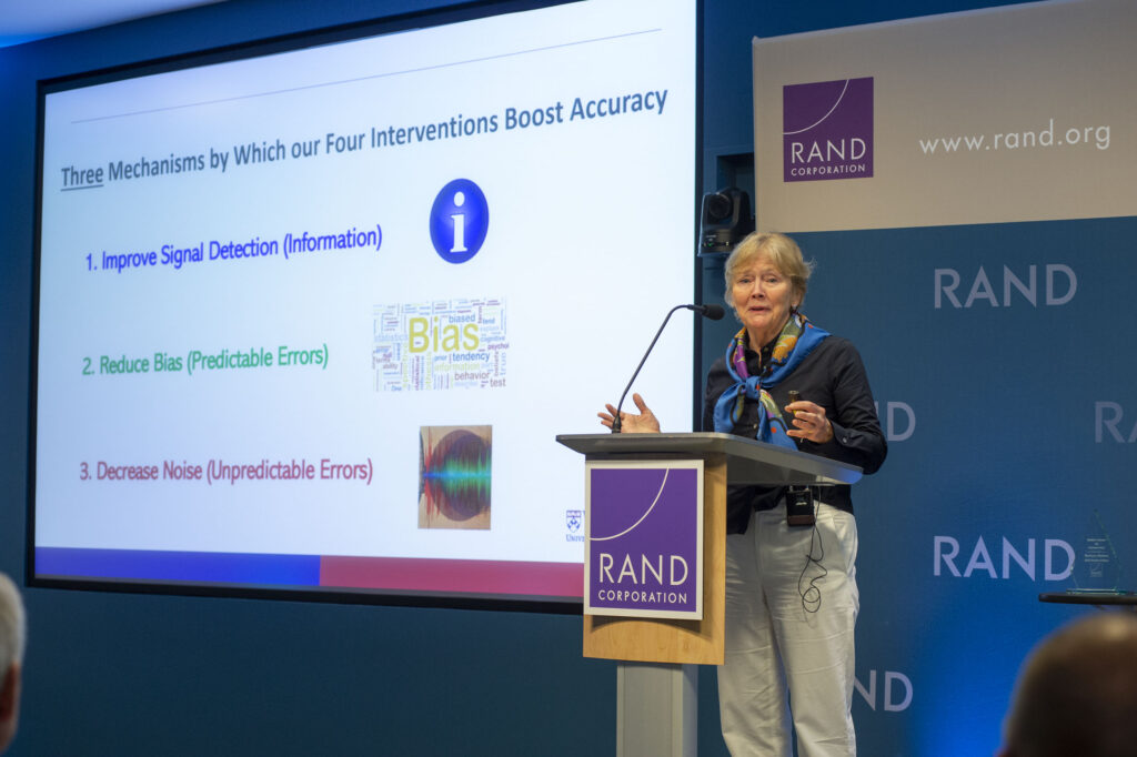 Event photo from the Haskins Lecture on Science Policy and reception held at RAND's Santa Monica headquarters on May 31, 2023, photo by Diane Baldwin/RAND Corporation