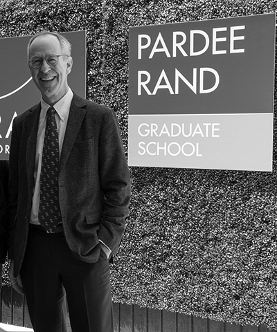 David Barclay at the Pardee RAND Scholarship and Dissertation Recognition Brunch on May 18, 2019, photo by Diane Baldwin/RAND Corporation