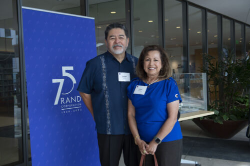 RAND alumni reconnected and reminisced at the annual RAND Alumni Association (RAA) Reunion, held at RAND’s Santa Monica headquarters campus on June 22,2023, photo by Diane Baldwin/RAND Corporation.