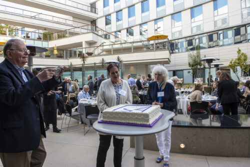 RAND alumni reconnected and reminisced at the annual RAND Alumni Association (RAA) Reunion, held at RAND’s Santa Monica headquarters campus on June 22,2023, photo by Diane Baldwin/RAND Corporation.