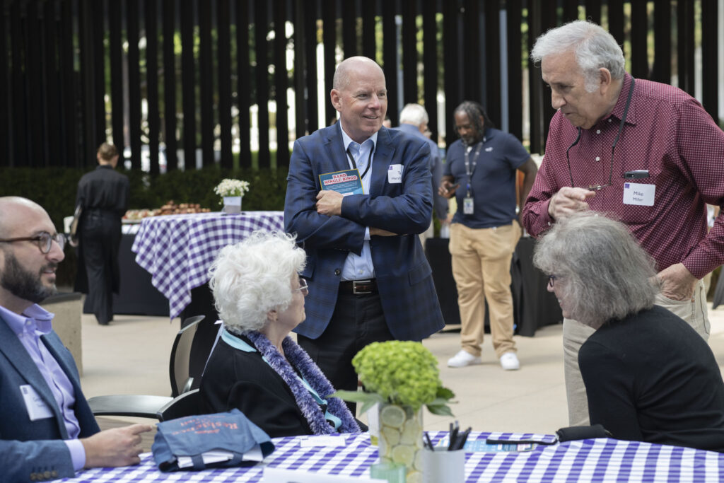 RAND alumni returned to RAND's Santa Monica headquarters campus to reunite and reconnect on August 6, 2024.