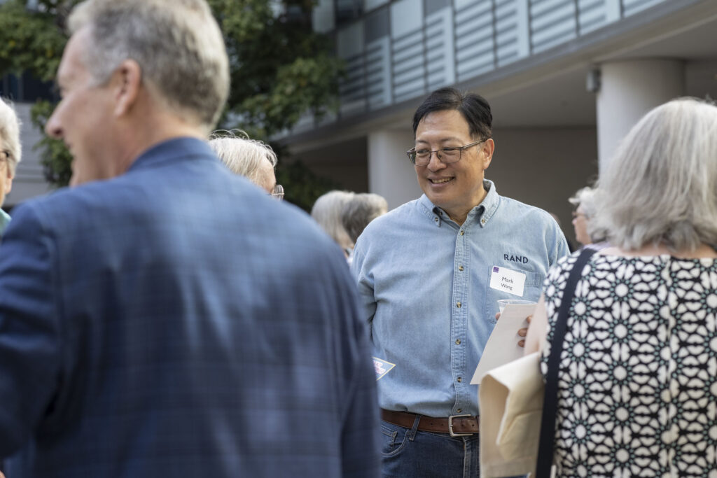 RAND alumni returned to RAND's Santa Monica headquarters campus to reunite and reconnect on August 6, 2024.